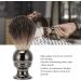 Portable Stainless Steel Shaving Brush (Gun Color) for Men | Premium Beard & Salon Brush - Buy Online on SooperMarket.com