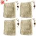 HAPINARY 4pcs Soap Storage Bag Bubble Maker Bag Foaming Net Facial Net Face Washing Bag Soap Holder - Buy Online on SooperMarket.com