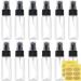 Toureal 30ML Fine Mist Spray Bottle 12pcs - Clear Travel Size Mister Refillable Container for Cosmetics - Buy Online on SooperMarket.com
