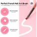 Saviland French Manicure Kit: White French Gel Nail Polish Fast French Tips Guide Stickers Complete French Tip Tool Easy French Nail Brush Home Beginners French Nails 8B-French Manicure Nail Kit2 - Buy Online on SooperMarket.com