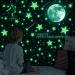 ECHOCUBE Glow in the Dark Wall Stickers Set - 637pcs Stars, Moon and Dots for Kids Bedroom Decor - Buy Online on SooperMarket.com