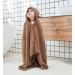 Gneliwm Baby Hooded Bath Towel Swaddle Wrap Blanket Bathrobe Ultra Soft Absorbent Coral Velvet Poncho Shower Towel for Newborn Infant Toddler (Brown Monkey) - Buy Online on SooperMarket.com