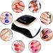 Buy Tonsooze 168W UV LED Nail Dryer Lamp - Professional Nail Lamp with Touchscreen Infrared Sensor & 4 Timers Ideal for All Gel Nails Removable Magnetic Floor Plate - Buy Online on SooperMarket.com