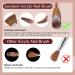 Saviland Size 16 Kolinsky Acrylic Nail Brush - Bronze Gold Handle - For Acrylic Powder - Professional Quality #16 - Buy Online on SooperMarket.com