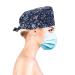 ASTER Scrub Cap Set with Buttons | Adjustable Sweatband Working Caps for Women | Ponytail Pouch Hats | Hair Covers | Ribbon Tie Back Hats for Men | Shower Caps - Buy Online on SooperMarket.com