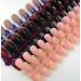 240pc Glossy Colored Ballerina False Nails Full Cover Acrylic Tips - 10 Sizes (Short Coffin) - Buy Online on SooperMarket.com