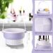 3 in 1 Silicone Makeup Brush Cleaner Bowl - Drying Holder & Cleaning Mat Tool for Cosmetic Brushes | International Shipping Available - Buy Online on SooperMarket.com