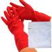 Olanmarp Medi rubber gloves for easy application of compression stockings including laundry net - Easy to use size L