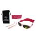 Baby Wrapz 2 Convertible Sunglasses 0-5 Years with 2 Headbands & Attachable Arms (Light Pink)