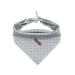 lionet paws Bandana for Dog Headscarves Dog Scarf Triangular Scarf for Small Medium and Large Dogs S (Pack of 1) M checked