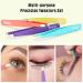 4-Piece Precision Eyebrow Tweezers Set - Slant & Pointed Tips for Hair Removal, Splinters & More - Buy Online on SooperMarket.com