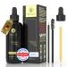 Organic Castor Oil 100ml 100% Pure Castor Oil Natural & Cold Pressed Castor Oil for Skin Eyelashes Eyebrows Hair Beard & Fingernails Castor Oil organic cold pressed Vegan