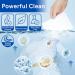 Eco-Friendly Laundry Detergent Sheets - Ocean Breeze Scent 180 Loads Portable & Space-Saving for Travel - Buy Online on SooperMarket.com