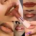 4Pcs Semi-Matte Nude Lipstick Set - Long Lasting Waterproof & Pigmented Velvet Finish for Women | Ideal Neutral Lip Makeup - Buy Online on SooperMarket.com