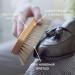 Stone and Clark Premium Beige Horse Hair Shoe Brush - Expertly Polish Leather with 100% Horse Hair Bristles - Concaved Beech Wood Handle for Perfection - Buy Online on SooperMarket.com