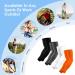 Feugoant Compression Arm Cups for Men & Women - UV Protection Cooling Sports Sleeves (4 Pairs) - Black White Gray Orange - Laundry Bag Included - Buy Online on SooperMarket.com