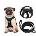 Oneigris dog harness and leash set Mini Trooper puppy dishes with control handle for extra small/small medium -sized dogs black XS XS black
