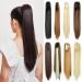 prinfantasy Halo Hair Extension Long Straight Claw on Ponytail Hair Piece Soft Pony Tail Hairpieces Synthetic Red Clip In Ponytail Hair Extensions MW178 GBMW178 22 inch - Buy Online on SooperMarket.com