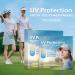 5-Pairs Golf Patches Outdoor UV Protection Face Patch Sunscreen Stickers Golf Gel Face Patches Hydrating Skin Care Patch Suitable for Outdoor Sports Cycling Mountain Climbing - Buy Online on SooperMarket.com
