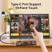 Kenowa 15.6 Touchscreen Portable Monitor - HDR 1920x1080 Eye Care IPS for Raspberry Pi PC Laptop PS4 Xbox | External Monitor with HDMI & USB Type-C - Buy Online on SooperMarket.com
