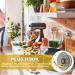 Shizuku Socket Holder | Drill-Free Self-Adhesive Toothbrush & Razor Organizer Hook for Shower - Translucent Gray - Buy Online on SooperMarket.com