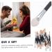 PLAFOPE 24pcs Brush Eyeshadow Eshadow Sponge Applicator Smudge Eye Brush Eyeshadow Brush Eye Shadow Colorful 7cm Colorful - Buy Online on SooperMarket.com