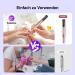 Buy Coslus Wireless Portable Nail Miller - 11 in 1 Professional Manicure & Pedicure Set for Gel & Acrylic Nails - Light Gold Finish - International Shipping Available - Buy Online on SooperMarket.com