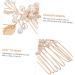 ABOOFAN Decor Hair Accessories Hair Clips Hair Barrettes Wedding Elegant Headdress Wedding Party Headdress Wedding Pearl Hair Pin Hair Side Comb Wedding Hair Pin Hair Comb Prom Bride Metal - Buy Online on SooperMarket.com