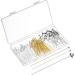 250-Piece Head Pin Set for Jewelry Making - 200x 2 22 Gauge Ball Head Stick Pins, 50x 2.1 21 Gauge Antique Silver Headpins for Earrings Crafts - Buy Online on SooperMarket.com