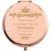 COFOZA Sometimes You Forget You are Awesome So This is Your Reminder Inspiration Gifts Rose Gold Stainless Steel Compact Pocket Makeup Mirror with Gift Box