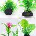 Omjmyy 21-Piece Artificial Aquarium Plants Set | Vibrant Plastic Decorations for Fish Tanks & Aquatic Landscapes - Buy Online on SooperMarket.com