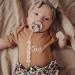 Kowlone Koala Bear Silicone Dummy Clip for Teething Baby - Beige Dim Grey - Buy Online on SooperMarket.com