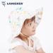 LANGZHEN Beach Sun Protection Hat for Baby Girls | Adjustable Toddler Kids Hat | Wide Brim Summer Play Hat with Chin Strap | Sika Deer Design | Ages 4-8 - Buy Online on SooperMarket.com