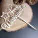 Merry Christmas Star Cake Topper - Wooden Cake Decoration for Christmas Celebrations - Buy Online on SooperMarket.com