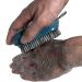 Heavy Duty Large Nail Brush Fingernail Scrub Brush - Hand and Nail Cleaning Brush for Men & Mechanics - Durable Stiff Bristles Nail Scrub Brush, 1 Pcs Blue