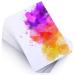 100 Sheet Blank Watercolor Paper 140lb Heavyweight Paper Watercolor Paper Cards Watercolor Cardstock for Watercolor Painting Invitation Thank You Note Greeting Card Art Supply Kid Student (4 x 6 Inch)