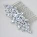 SWEETV Rhinestone Wedding Hair Comb - Bridal Crystal Hair Clip for Bridesmaids, Silver-01 - Buy Online on SooperMarket.com