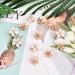 Xzeemo 12pcs Mini Flower Claw Clips Set - Non-Slip Hair Clips for Girls and Women - Ideal for Daily Wear, Parties, and Wedding Hairstyles - White - Buy Online on SooperMarket.com