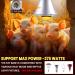 BrightArk 250W Poultry Heat Lamp with 2.5M Wire and 2M Hanging Chain - Energy Saving Switch, Livestock Breeding Brooder Lamp for Puppies, Chicks, Piglets, Reptiles (No Bulb) - Buy Online on SooperMarket.com