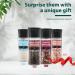 Soeos Salt and Pepper Grinder Set with Rainbow Peppercorns, Black Peppercorns, White Sea Salt, and Pink Salt - 9.8oz (277.82g) Total Spice - Plastic Bottle Grinder Included - Buy Online on SooperMarket.com