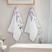 Blueangle Watercolor Lavender Print Hand Towels - Set of 2, 14.4 x 28.3 inches - Decorative Guest Towels for Bathroom, Spa, Gym - Buy Online on SooperMarket.com