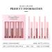 Shop 6 Matte Liquid Lipsticks & Matching Lip Liner Kit - Waterproof Long-Lasting Makeup Gift for Women & Girls - Buy Online on SooperMarket.com