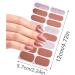 20 Pcs Semi Cured Gel Nail Strips With Soft Glossy Gel Finish Long Lasting Nail Wraps Glitter Gel Nail Stickers Convenient And Easy To Use Nail Sticker Ze0531 - Buy Online on SooperMarket.com