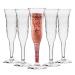 Plastic Champagne Flutes - 96 Disposable Crystal Cut Clear Champagne Glasses - 5.5oz Unbreakable Party Drinking Cocktail Wine Glass for All Occasions