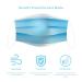 100-Piece Disposable Procedural Face Masks for Mouth and Nose Safety Protection - 3-Layer Filter Barrier | DecoPro Exclusive - Buy Online on SooperMarket.com