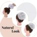 Silver Grey Messy Hair Bun Ponytail Extension Scrunchie for Women - 45g - Buy Online on SooperMarket.com