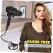 Beavorty Hair Rack Storage Hands Rotating Bracket Bathroom Cup Blow Stand Dryer Hand Suction Holder - Buy Online on SooperMarket.com