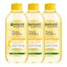 Garnier Micellar Water All-in-1 SkinActive with vitamin C for dull and uneven skin no rinsing 3 x 400 ml
