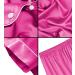 SWOMOG Kids Silk Pyjamas Set - Short Sleeve Satin PJs for Girls Boys in Rose, Ages 4-16 - Buy Online on SooperMarket.com