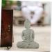 LIFKICH Imitation Stone Buddha Statue Buddhism Statue Buddha Ornaments Miniature Buddha Sitting Buddha Statue Buddha Zen Statue Office Decor Home Decor for Buddhist China Aquarium Resin Picture 2 12.00X8.30X6.00CM - Buy Online on SooperMarket.com